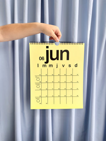 Calendario Pared 2026