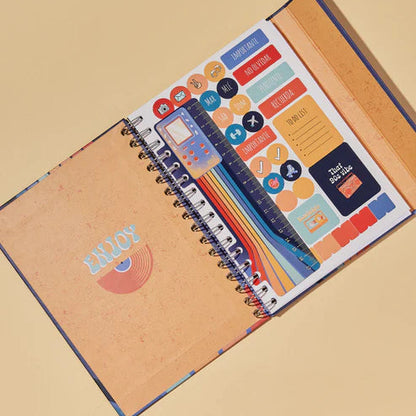 Cuaderno Mediano - Rayado Retro