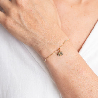 Pulsera Oro Pirita