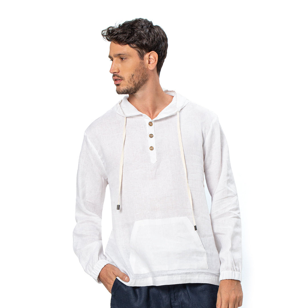 Hoodie Lino - Manga Larga